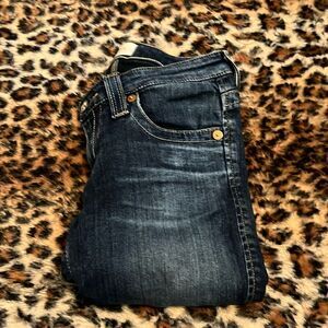 Big Star Liv Skinny Blue Factory Distressed Denim Jeans Festival Concert Event
